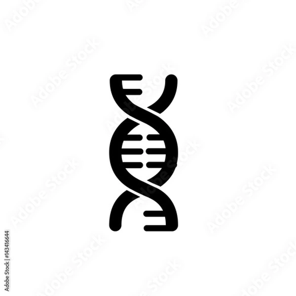 Fototapeta DNA logo sign vector isloated illustration