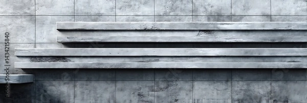 Fototapeta Abstract concrete texture on grey background cement wall design stone background minimalist environment
