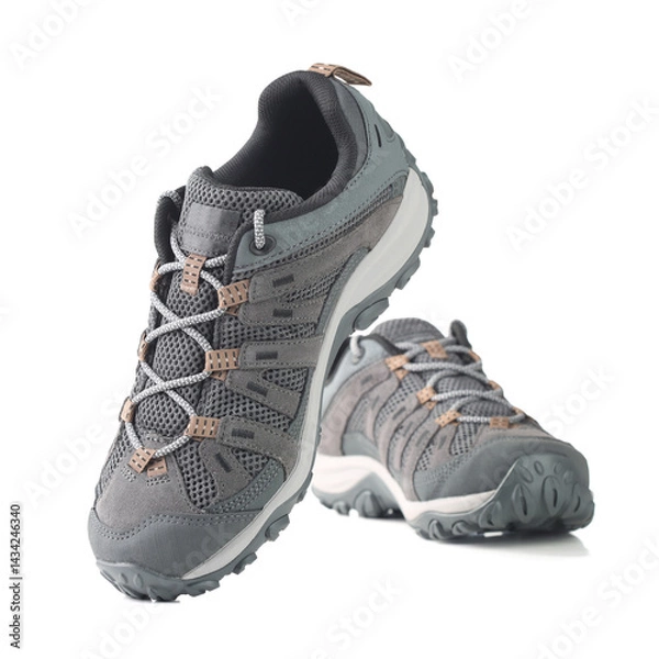Obraz Hiking shoes isolated on white