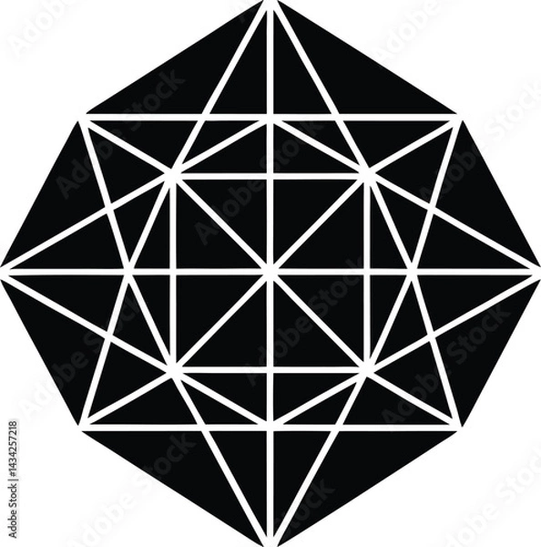 Fototapeta abstract geometric background