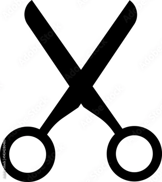 Obraz Scissors icon isolated on white background