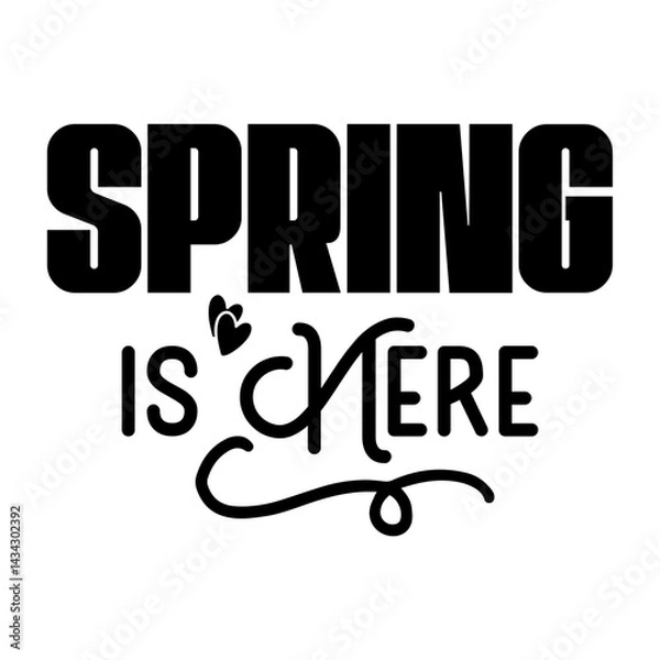 Fototapeta Spring Is Here SVG 