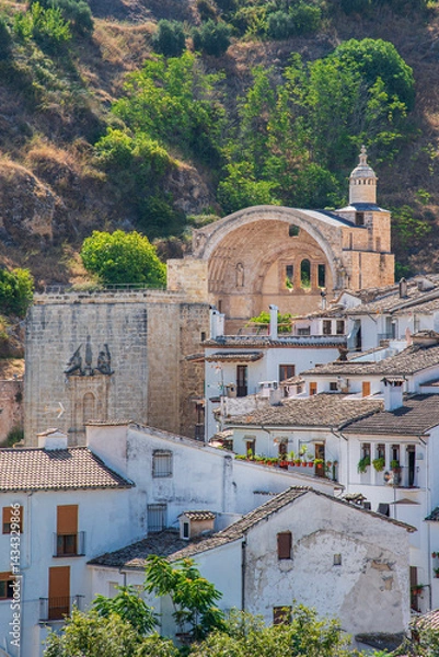 Fototapeta Ruins of the Church of Santa María in Cazorla, a Renaissance-era temple in Jaén.