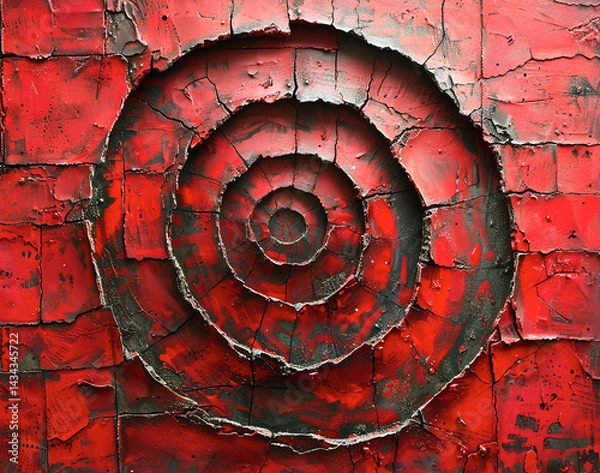 Fototapeta The image of a colorful spiral illustration,Generated AI