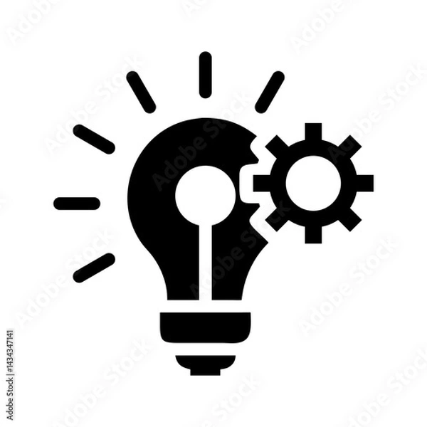 Obraz Flat innovation concept design vector illustration