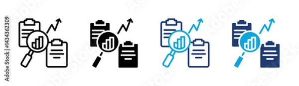 Fototapeta Analysis Icon