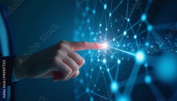 Obraz Digital transformation conceptual for next generation technology era