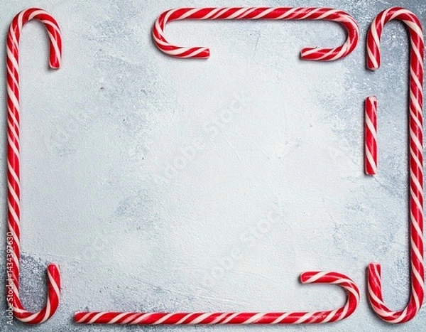 Obraz christmas candy canes
