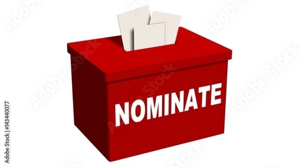 Obraz Nominate Candidate Suggestion Box - Submit - isolated on white