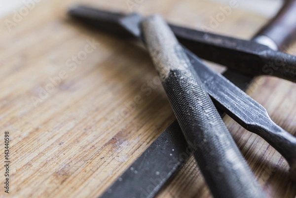 Obraz Vintage files and chisels 3