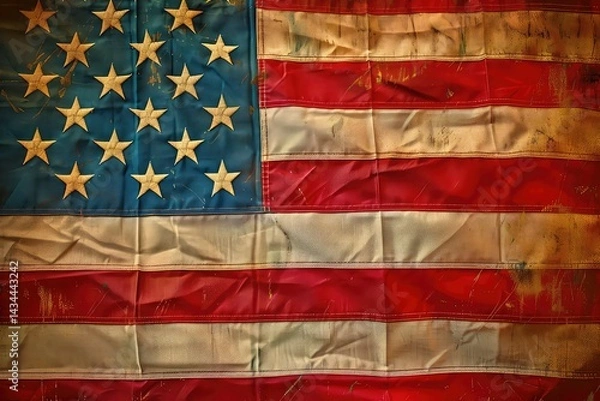 Obraz The American flag, a symbol of hope and opportunity