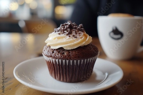 Fototapeta Chocolate Cupcake Delight