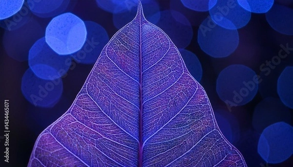 Fototapeta An abstract background with a leaf taken macro, bright colours