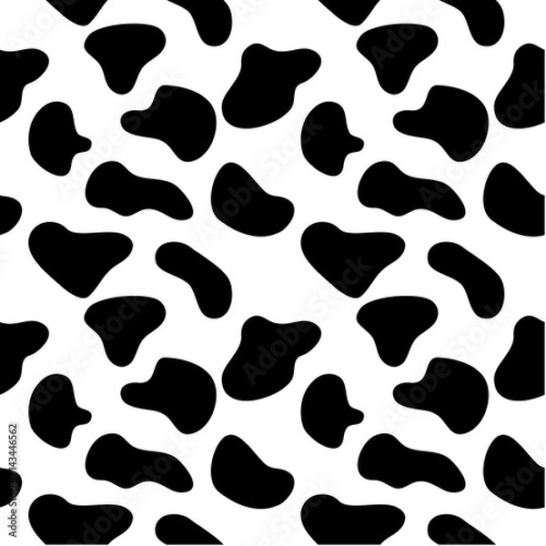 Fototapeta seamless cow texrure