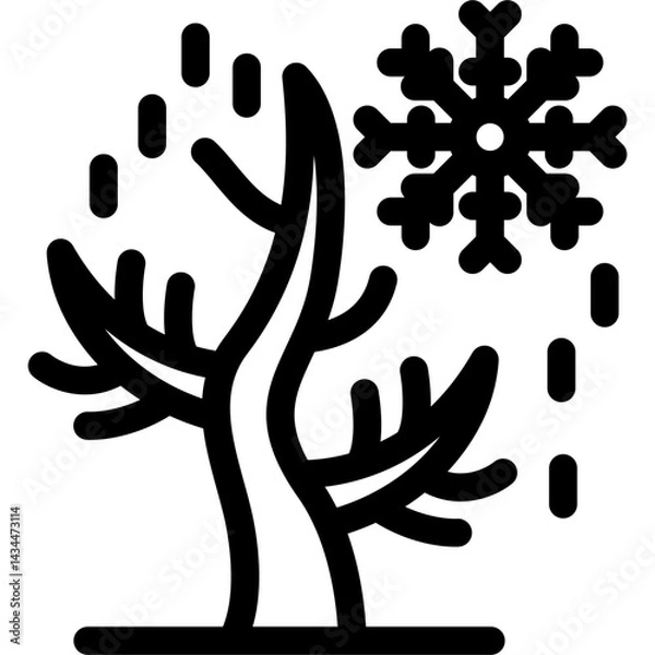 Fototapeta Winter Tree