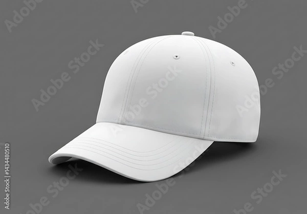 Fototapeta A mockup plain baseball cap mockup