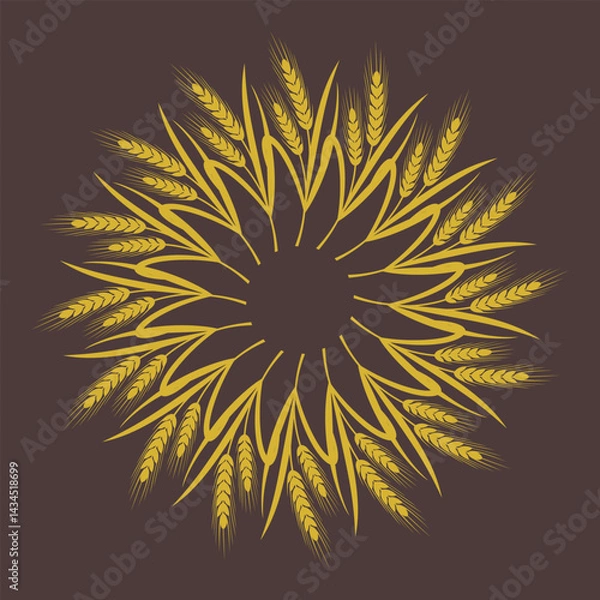 Obraz abstract sun vector illustration