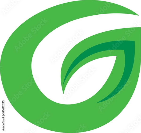 Obraz g typography logo g text logo design