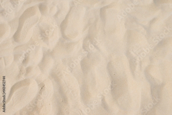 Fototapeta closeup of sand pattern of a beach in the summer