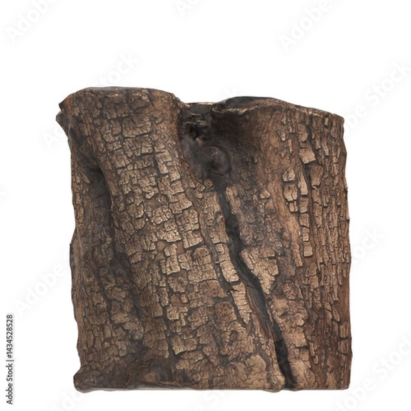 Obraz 3D rendering illustration of a wood log