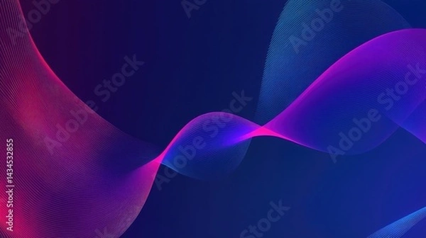 Obraz Digital background for tech AI data audio graphics and more