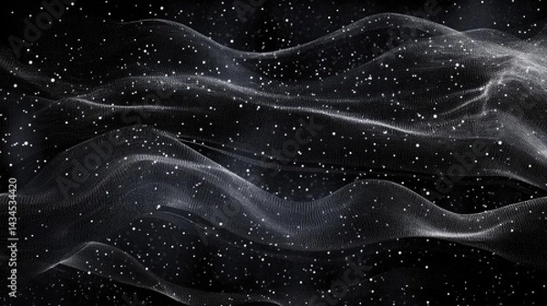 Obraz Digital background for tech AI data audio graphics and more