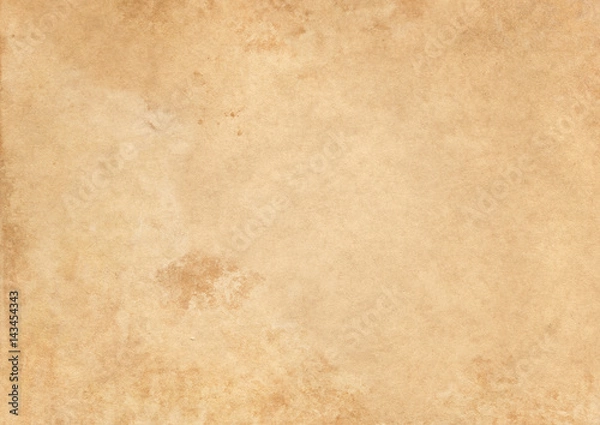 Obraz Old stained and yellowed paper texture.