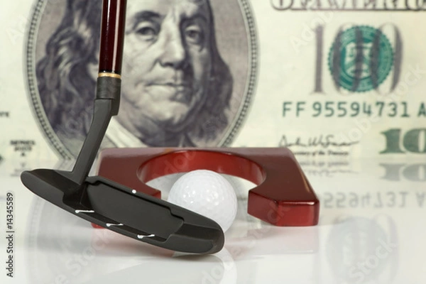 Obraz Golf  on big dollar background