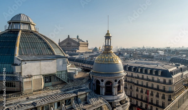 Obraz View of the roofs of Paris.