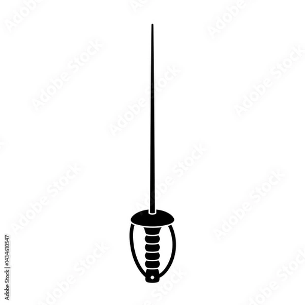 Fototapeta Elegant Fencing Foil A Classic Weapon of Skill and Precision