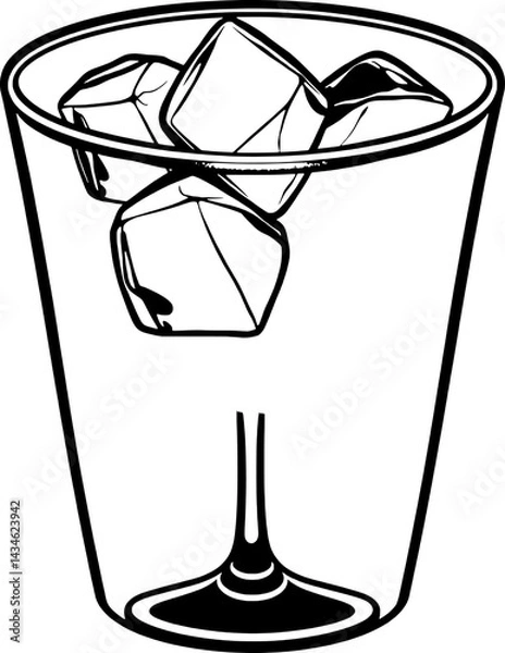 Fototapeta Steaming Covered Pot A Simple Line Drawing Illustration