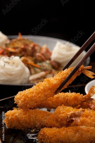 Obraz shirimp  fried