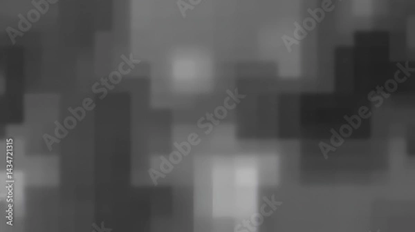 Obraz Censured blur gray pixels vector set