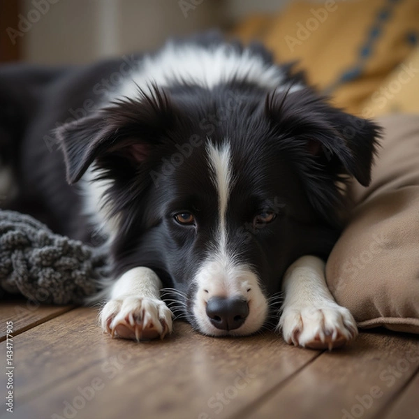 Fototapeta border collie portrait