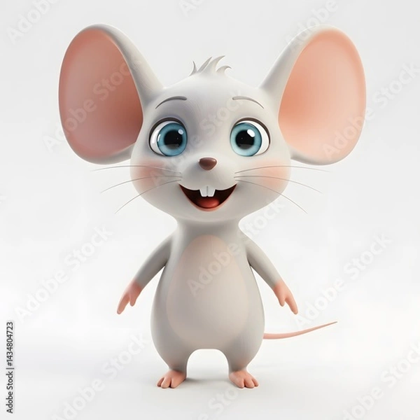 Obraz 3D Cute Mouse Smile