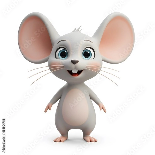 Fototapeta 3D Cute Mouse Smile