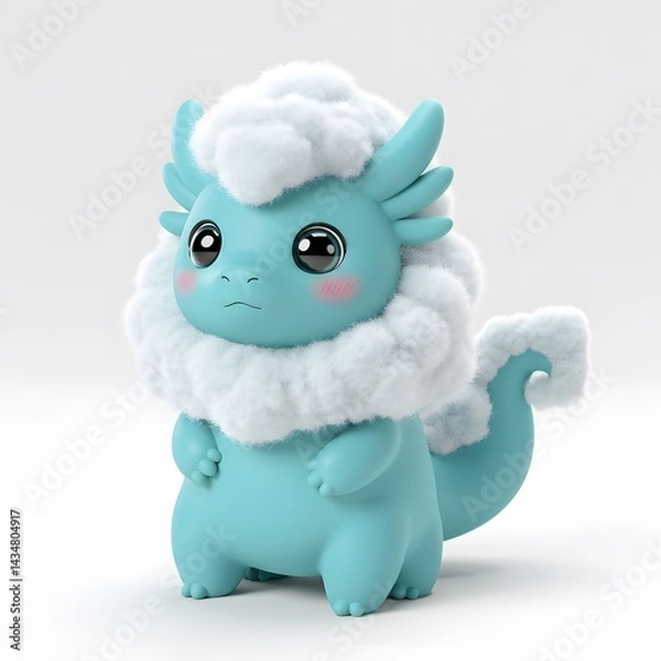 Fototapeta 3D Soft Cute Dragon