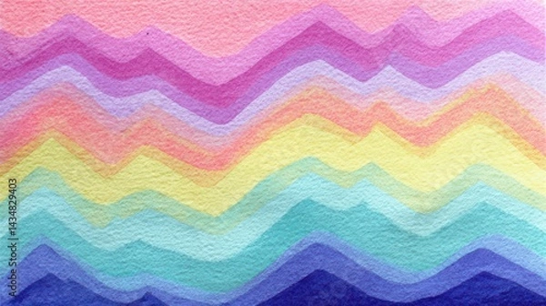 Fototapeta Colorful abstract background with rainbow lines and geometric pattern design