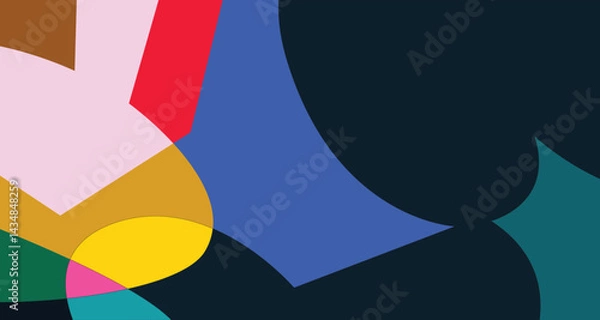 Fototapeta Vector Colorful liquid and fluid background for summer collection
