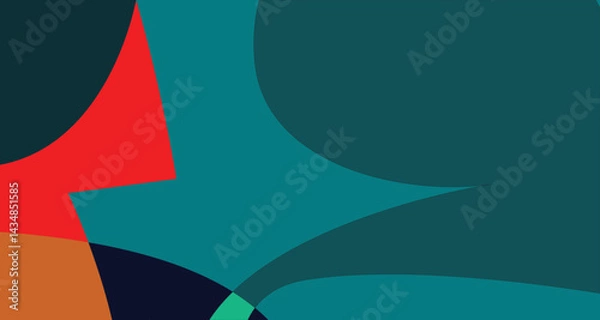 Fototapeta Vector Colorful liquid and fluid background for summer collection
