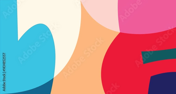 Fototapeta Vector Colorful liquid and fluid background for summer collection
