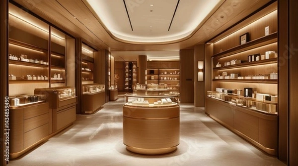 Obraz Luxury Perfume Boutique Interior Design