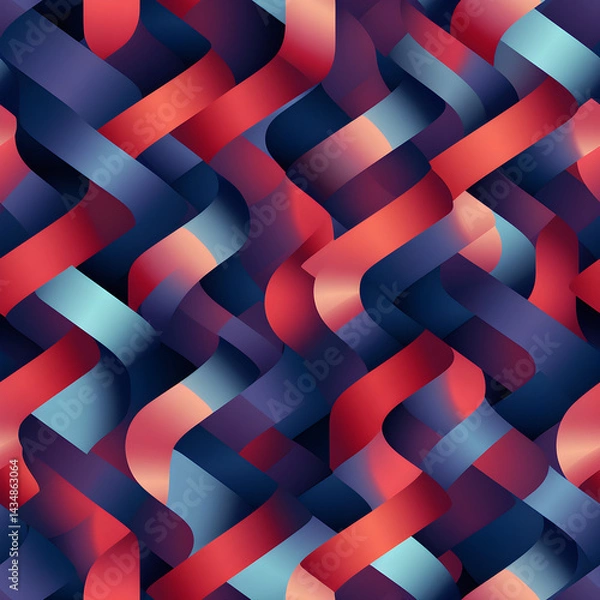 Fototapeta red and white abstract background