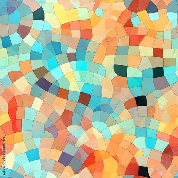 Fototapeta abstract geometric background with triangles