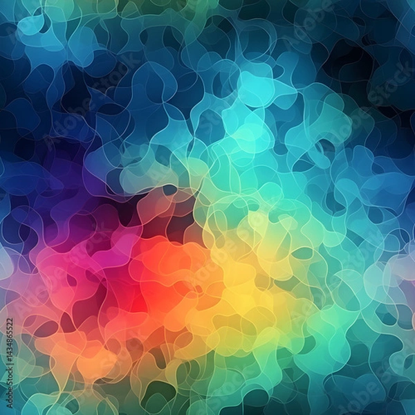 Fototapeta abstract colorful background with circles