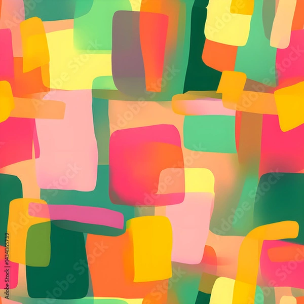Fototapeta abstract background with colorful squares