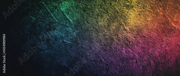 Fototapeta Colorful gradient background with textured surface, showcasing vibrant spectrum from blue to red. This artistic design evokes sense of creativity and energy
