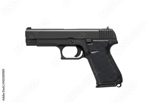 Obraz Gun isolated on white