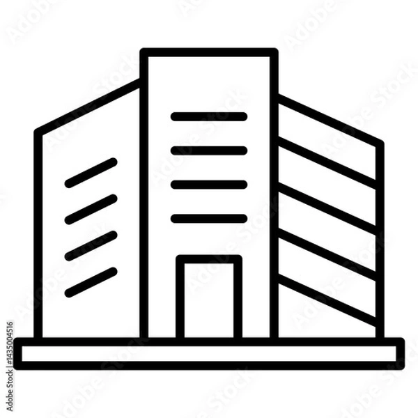 Obraz Office Building Icon Element For Design
