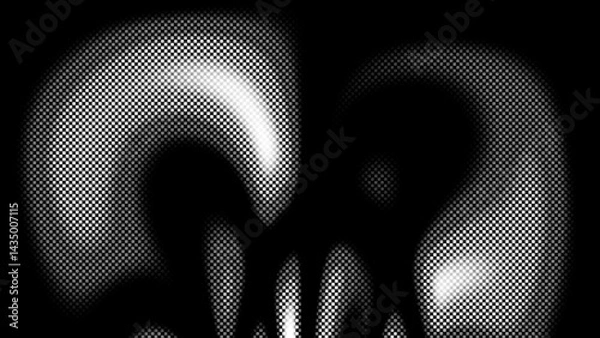 Obraz Halftone texture background